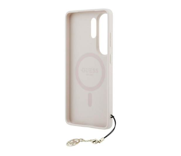 Guess Etui Classic Logo Charm MagSafe do Galaxy S26 Ultra różowy - 1522699 - zdjęcie 3